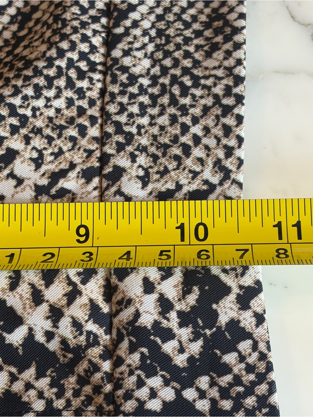 EUC ZARA Snakeskin Flowy Flare Leg Pants Hi Rise Stretch Light XL Tan/Black/Gold - Picture 12 of 16